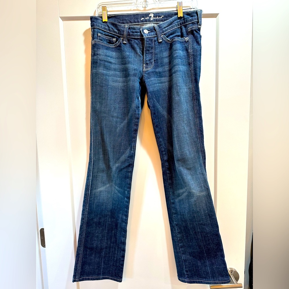7 for all mankind straight denim jeans size 27